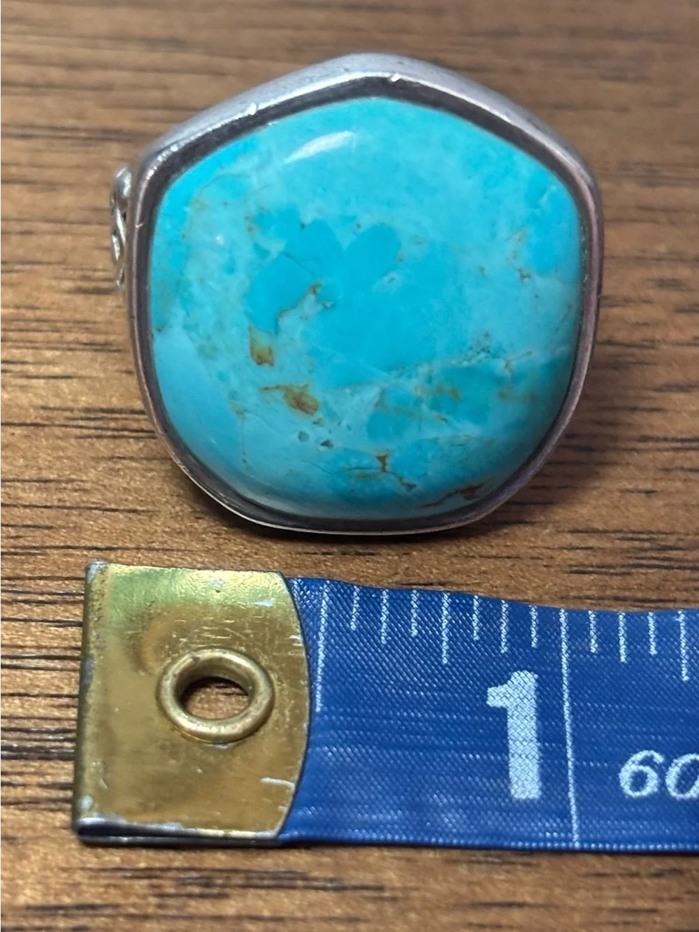Studio Barse Turquoise Statement Ring – Sterling Silver (925) Southwestern Boho